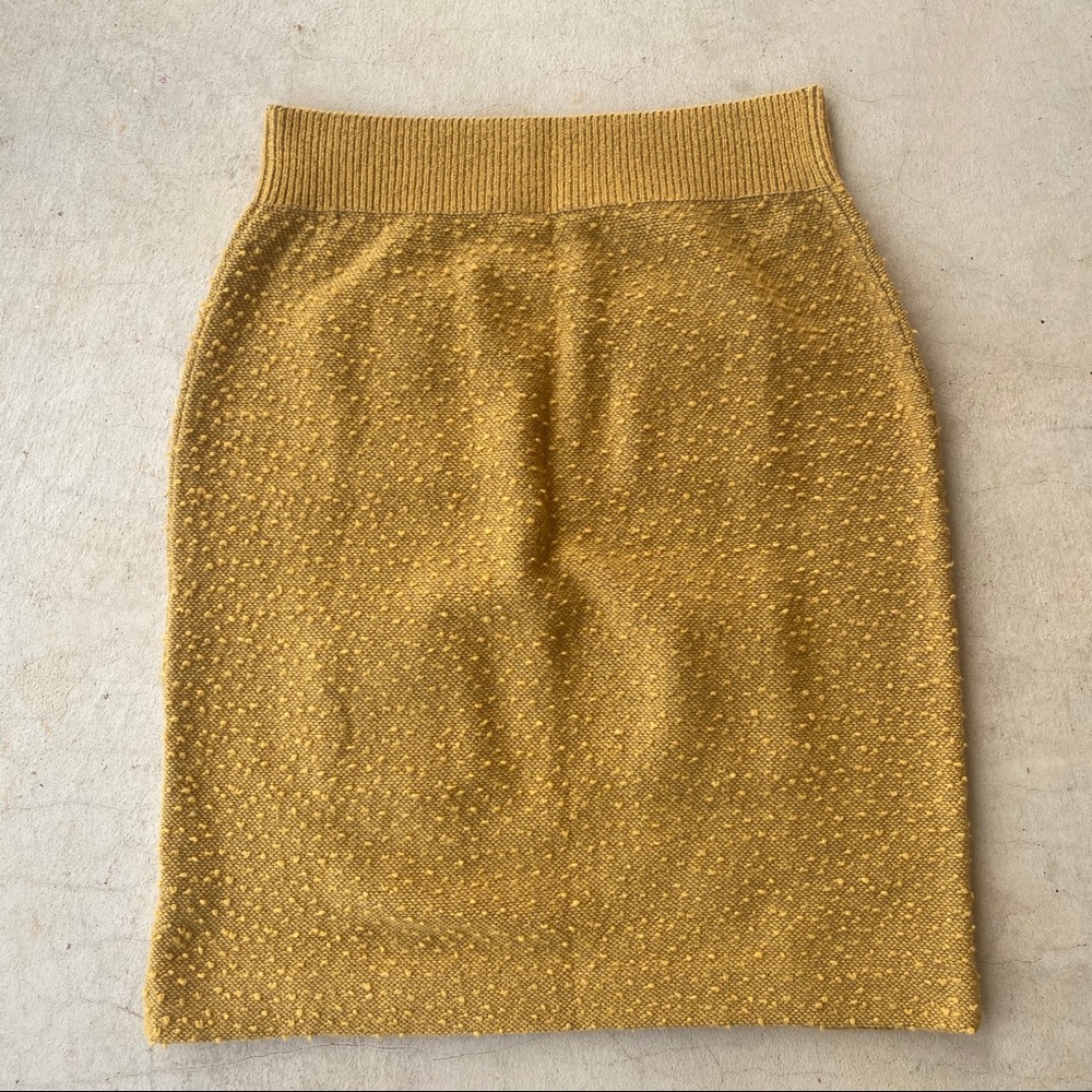 Moth Anthropologie Golden Pin Dot Sweater Skirt - Picture 4 of 4